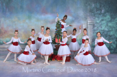 Christmas Dance Studio Photo
